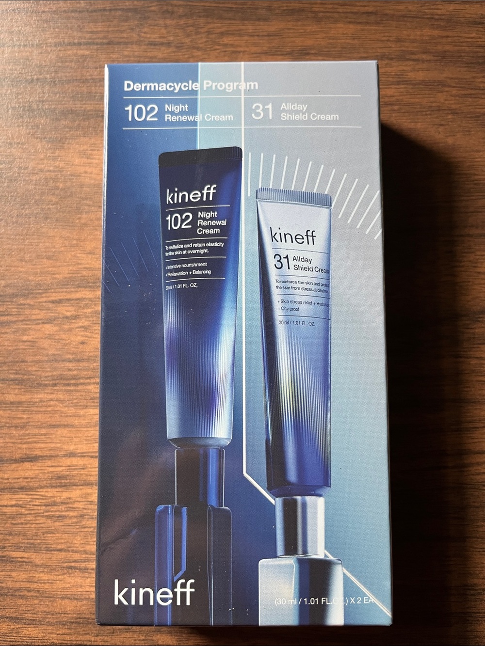 Neff 102 Night Renewal Cream & 31 Allday Shield Cream - Blue